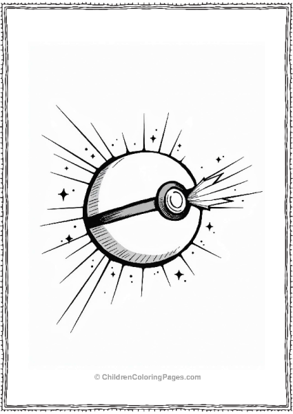 Pokeball In Action Free PDF Printable