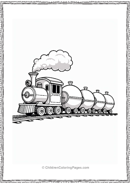 Pokeball Train Engine Illustration Free PDF Printable