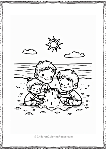 Precious Moments Beach Day Family Fun Free PDF Printable