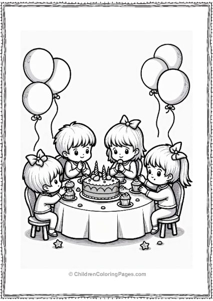 Precious Moments Birthday Celebration Free PDF Printable