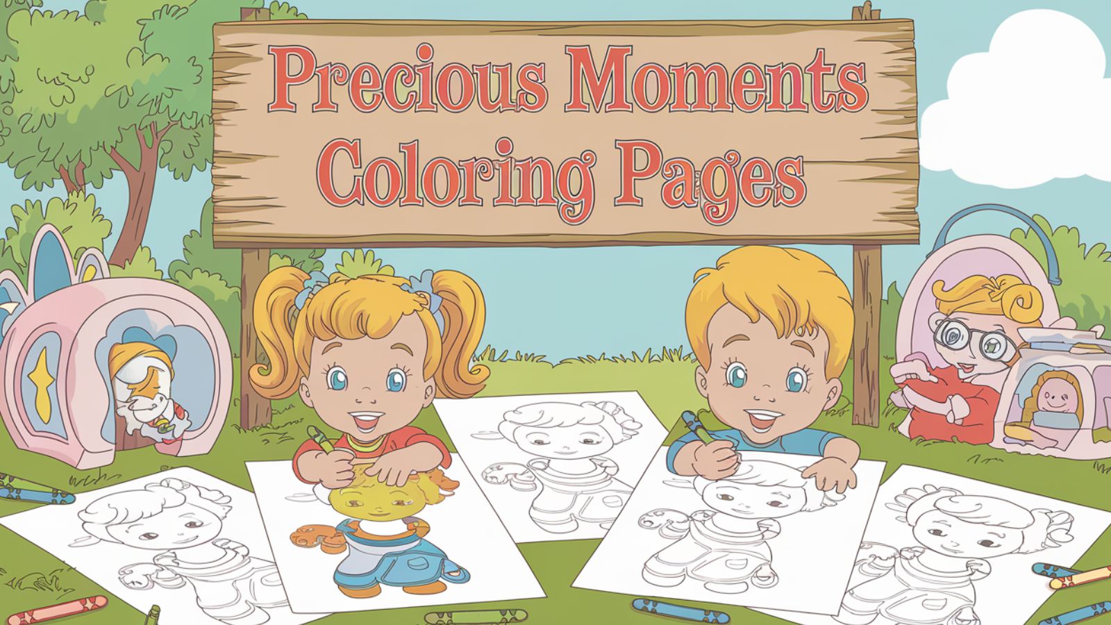 Precious Moments Coloring Pages – Free PDF Printables 🌸🕊️💞