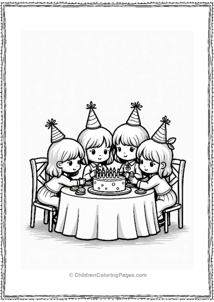 Precious Moments Family Birthday Celebration Free PDF Printable