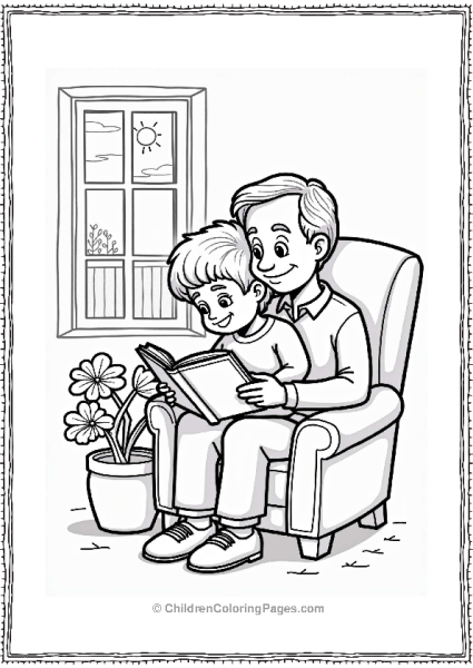 Precious Moments Grandparents Reading Together Free PDF Printable