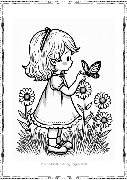 Precious Moments In A Flower Garden Free PDF Printable