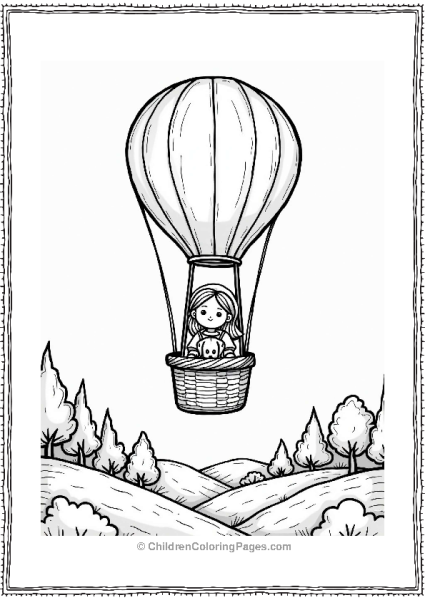 Precious Moments In A Hot Air Balloon Free PDF Printable