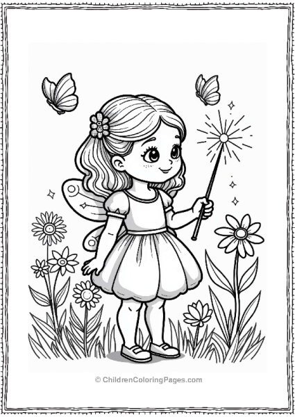 Precious Moments Little Girl In Fairy Costume Free PDF Printable