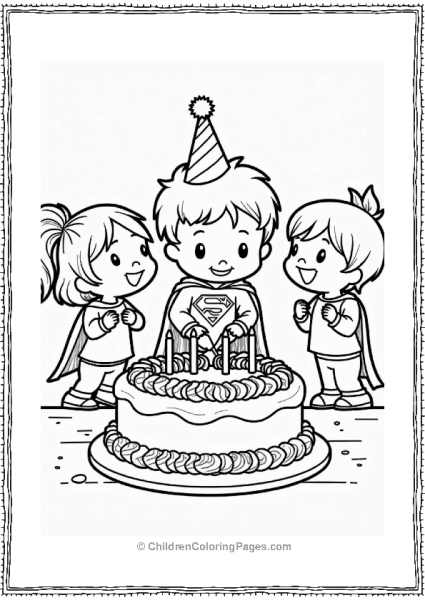 Precious Moments Superhero Birthday Celebration Free PDF Printable