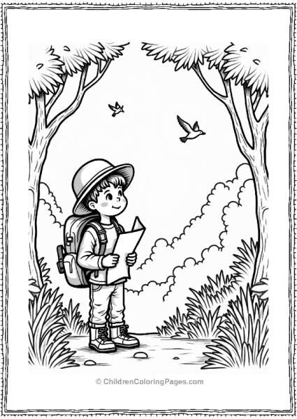 Precious Moments Young Explorer At Forest Edge Free PDF Printable