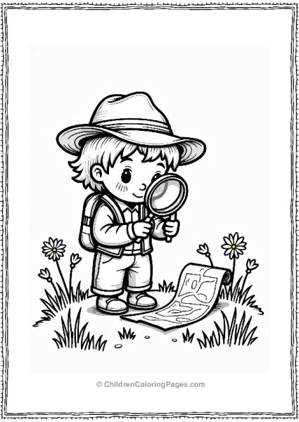 Precious Moments Young Explorer With Treasure Map Free PDF Printable