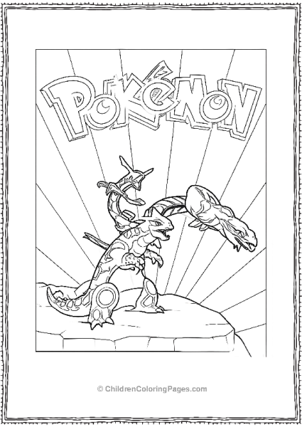 Rayquaza Vs Groudon Free PDF Printable