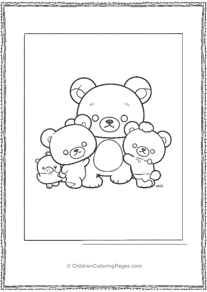 Rilakkuma And Friends Free PDF Printable