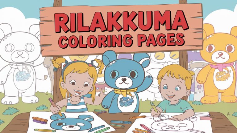 Rilakkuma Coloring Pages
