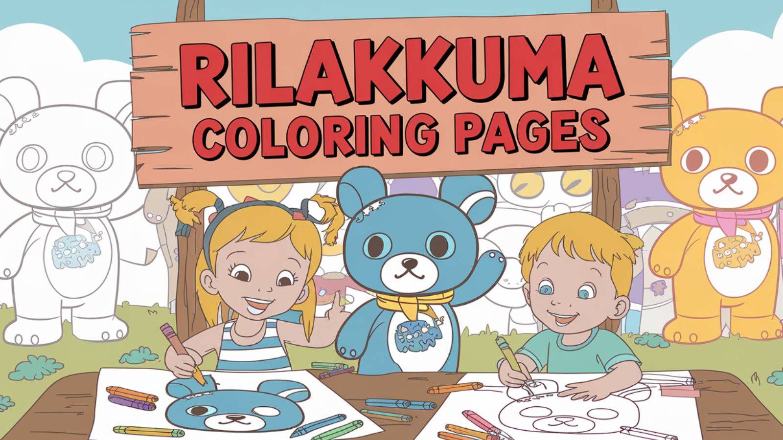 Rilakkuma Coloring Pages – Free PDF Printables 🐻🧸💤🐣