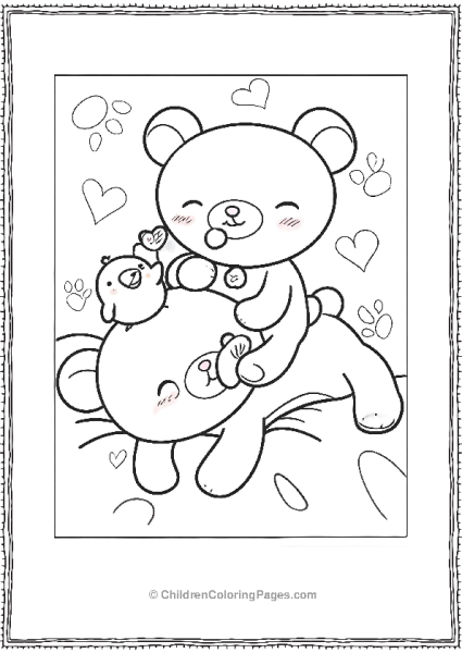 Rilakkuma Feeling Happy Free PDF Printable