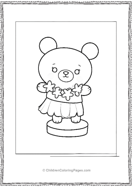 Rilakkuma In A Dress Free PDF Printable