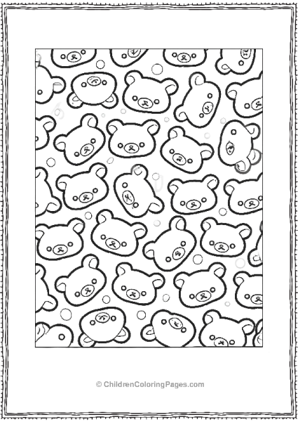 Rilakkuma Stamps Free PDF Printable