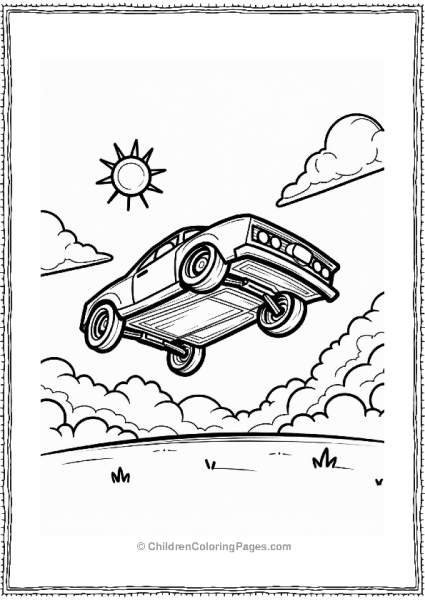 Rocket League Car Side Flip Free PDF Printable