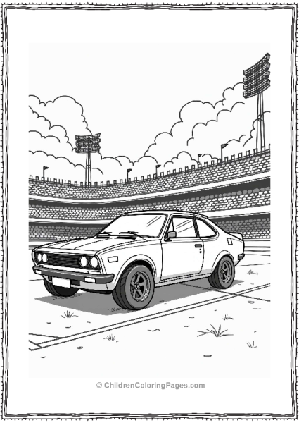 Rocket League Classic Arena Scene Free PDF Printable