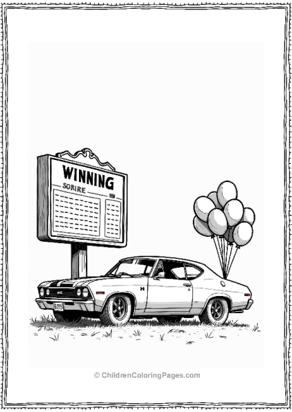 Rocket League Winning Moment With Scoreboard Free PDF Printable