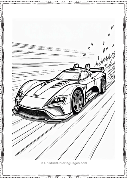 Rocket Rocket League Car In Action Free PDF Printable