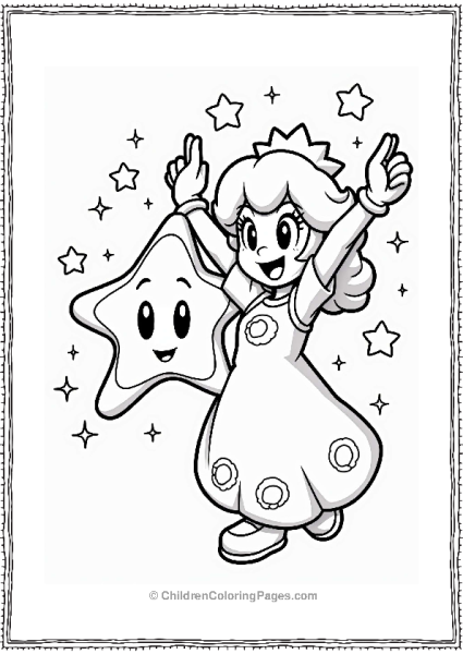 Rosalina And Her Star Companion Free PDF Printable
