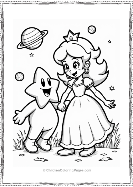 Rosalina And The Friendly Star Free PDF Printable