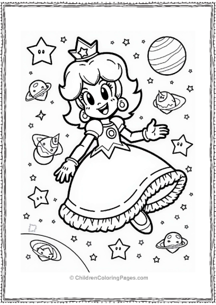 Rosalina And The Lumas In Space Free PDF Printable