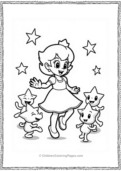 Rosalina And The Starry Dance Free PDF Printable