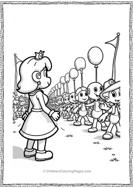 Rosalina At The Galactic Parade Free PDF Printable