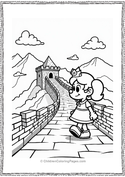 Rosalina At The Great Wall Free PDF Printable