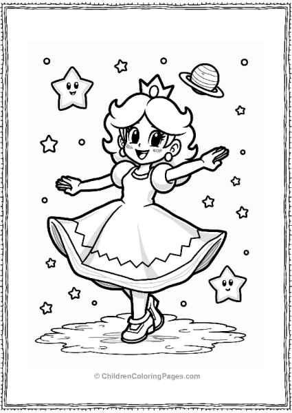 Rosalina Dancing Among The Stars Free PDF Printable