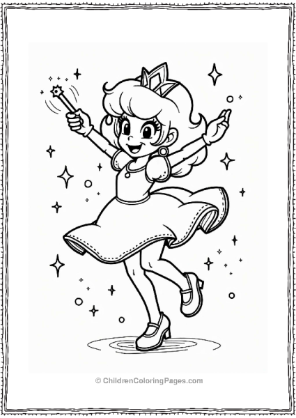 Rosalina Dancing With Stardust Free PDF Printable