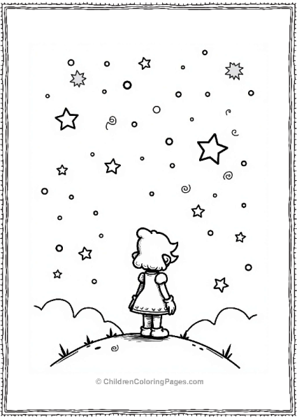 Rosalina Gazing At The Stars Free PDF Printable