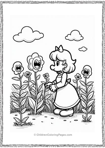Rosalina In The Alien Garden Free PDF Printable