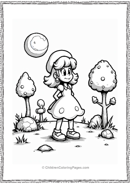 Rosalina On A Colorful Planet 1 Free PDF Printable