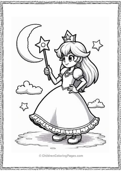 Rosalina Summoning The Moon Free PDF Printable