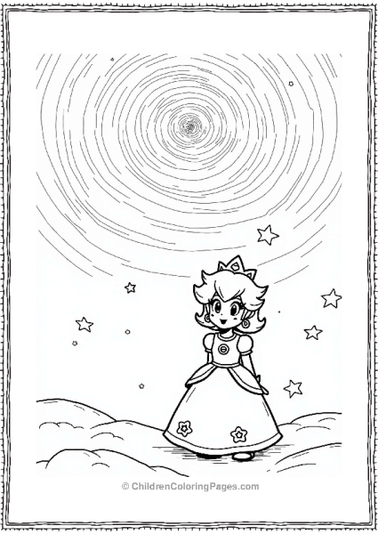 Rosalina Under The Milky Way Free PDF Printable
