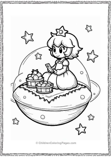 Rosalinas Picnic On A Floating Planet Free PDF Printable