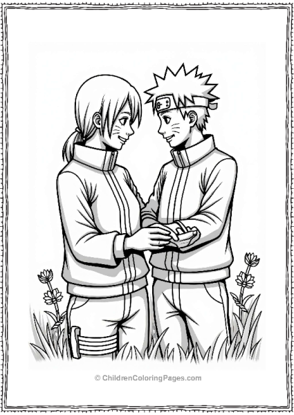 Sakura Bandaging Narutos Arm Free PDF Printable