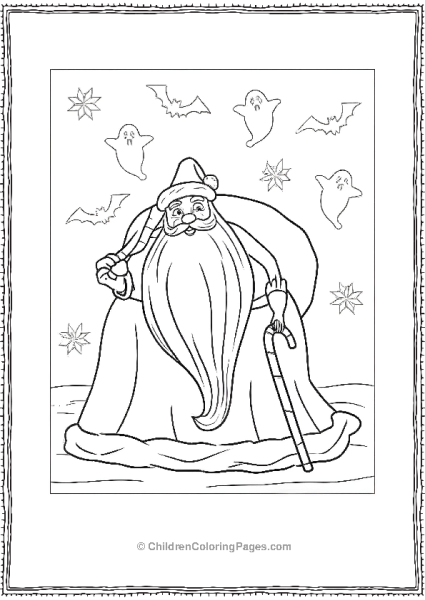 Santa Clause Nigtmare Before Christmas Free PDF Printable