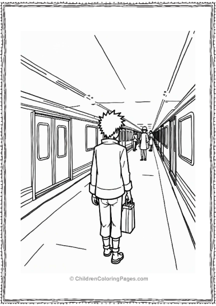 Sasuke At The Metro Station Free PDF Printable