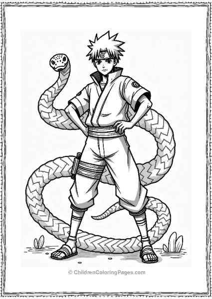 Sasuke Summoning Jutsu With Giant Snake Free PDF Printable