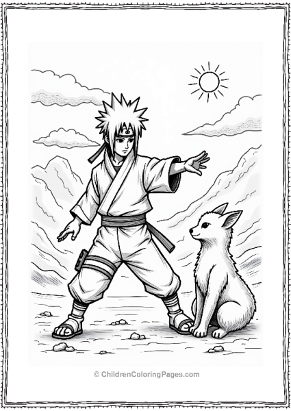 Sasuke Training With Orochimaru In The Mountains Free PDF Printable