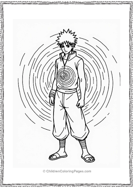 Sasuke’s Curse Mark Illustration Free PDF Printable