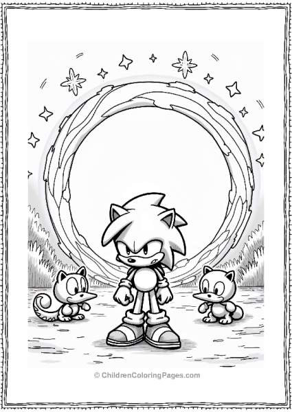 Shadow Sonic And The Magical Portal Free PDF Printable