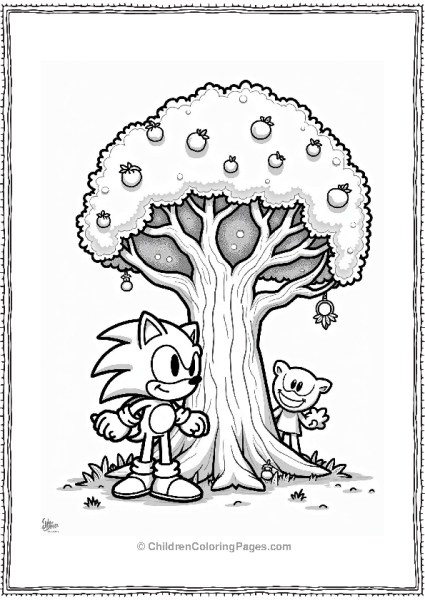 Shadow Sonic And The Magical Tree Free PDF Printable