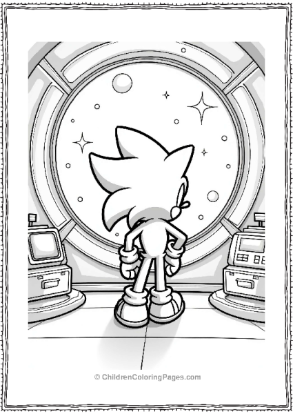 Shadow Sonic Exploring A Space Station Free PDF Printable