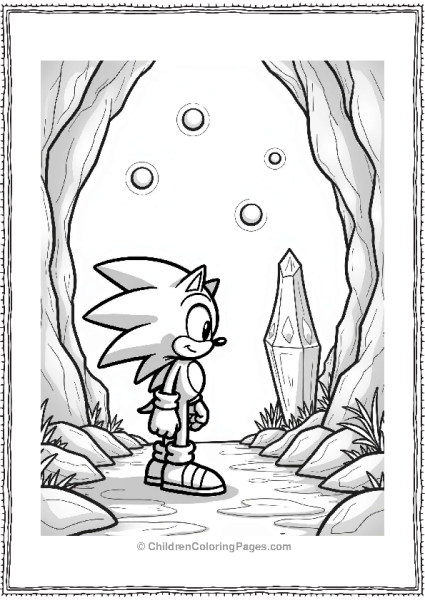Shadow Sonic In The Crystal Cavern Free PDF Printable