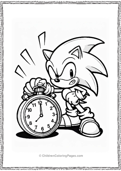 Shadow Sonic Racing Against Time Free PDF Printable