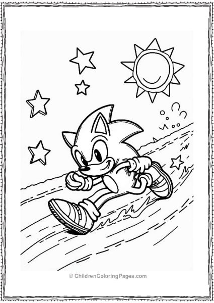 Shadow Sonic Racing Among Stars And Comets Free PDF Printable